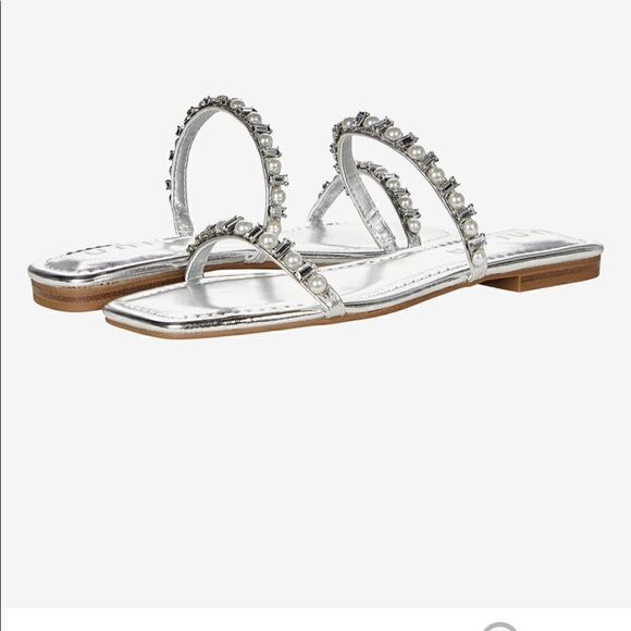Unisa Sarai Flat Jeweled Sandals - Picture 1 of 6